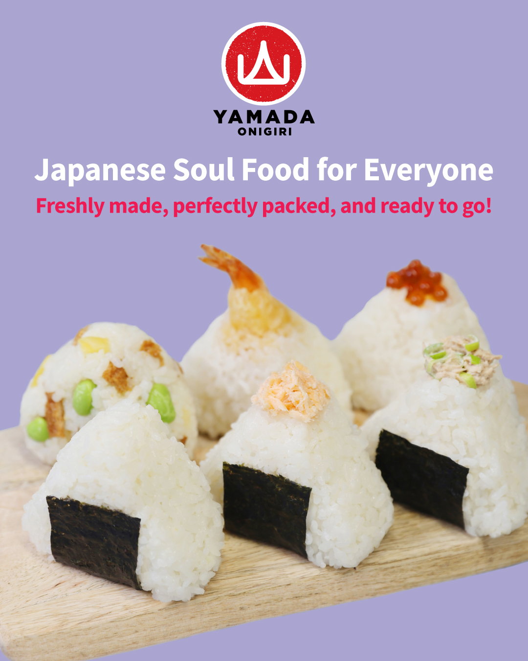 Freshly made, neatly packed, ready when you are 🍙✨
Onigiri for busy days and hungry hearts.

#GrabAndGo #Onigiri #JapaneseFood #YamadaOnigiri #LunchIdeas #LondonEats #FoodOnTheGo