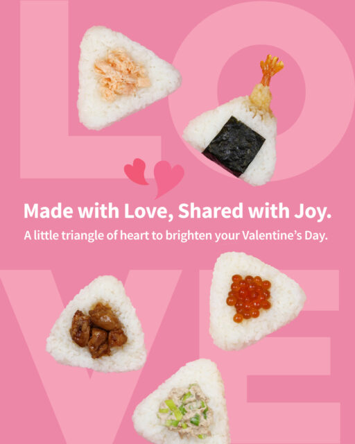 Made with love, wrapped in rice 💕
Our onigiri are little triangles of care — perfect for sharing this Valentine’s Day.

#ValentinesDay #OnigiriLove #YamadaOnigiri #ShareTheLove #JapaneseFoodLondon #FoodWithLove
