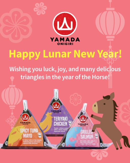 Happy Lunar New Year! 🧧✨
Wishing you luck, joy, and a year filled with delicious triangles 🍙
Let’s make it a tasty Year of the Horse!

#LunarNewYear #YearOfTheHorse #YamadaOnigiri #OnigiriLove #JapaneseFoodLondon #LondonEats #CNY2026 #FoodCelebration