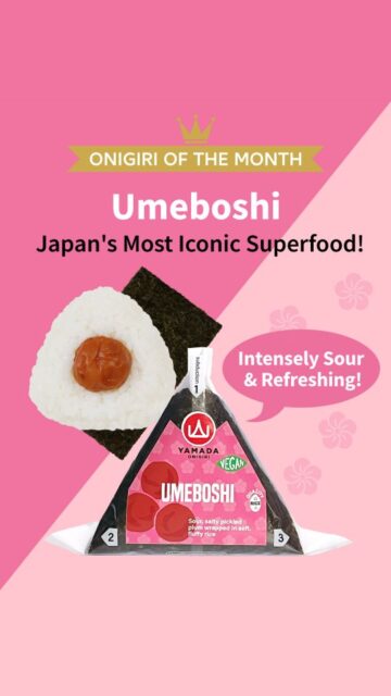 Sour. Bold. Iconic. 🌸🍙
Meet Umeboshi — Japan’s superfood.
#Umeboshi #OnigiriOfTheMonth #JapaneseFoodLondon #VeganOnigiri #YamadaOnigiri