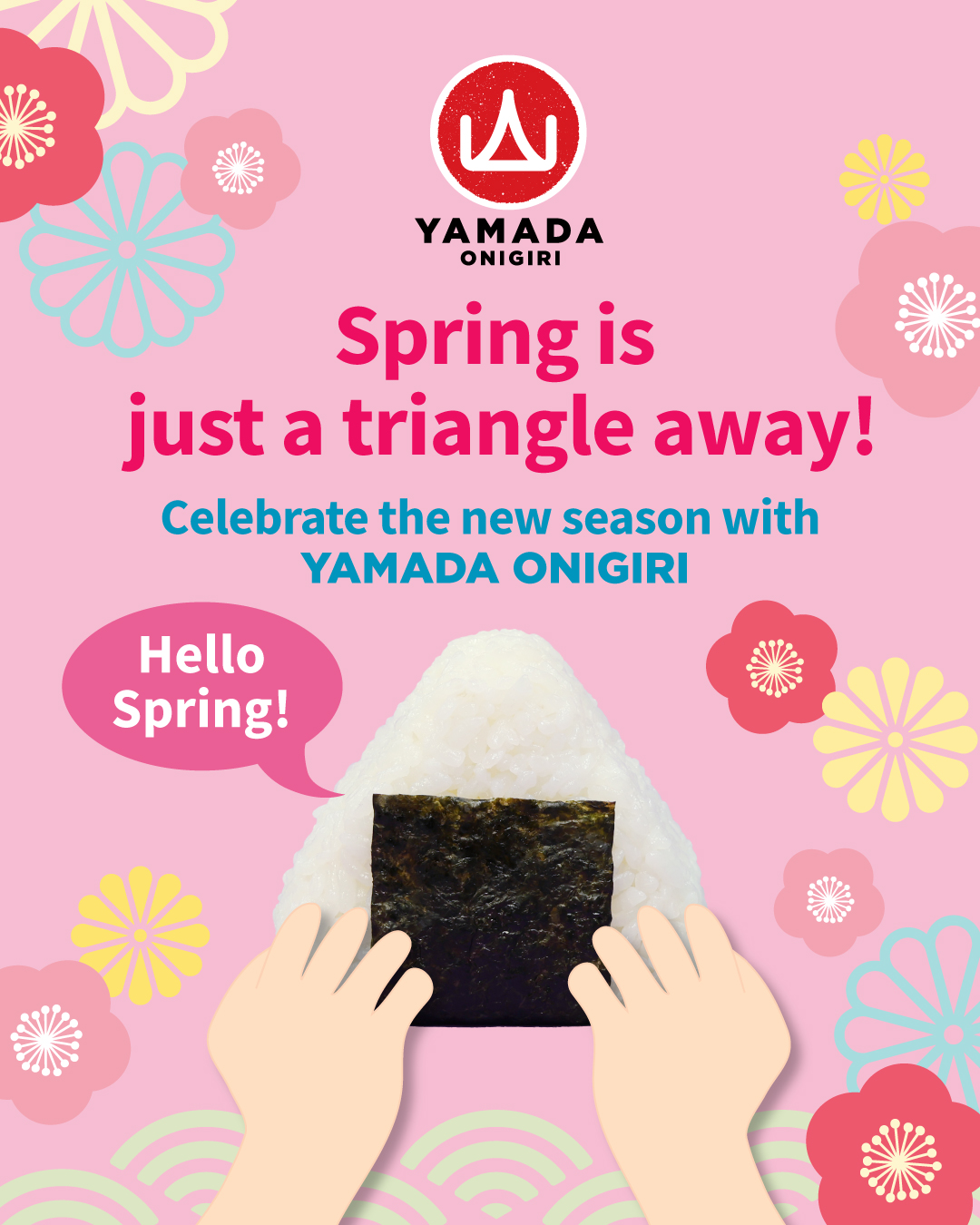 Spring is here 🌸
Time for fresh starts… and fresh onigiri 🍙

#SpringInLondon #Onigiri #JapaneseFood #LondonEats #YamadaOnigiri